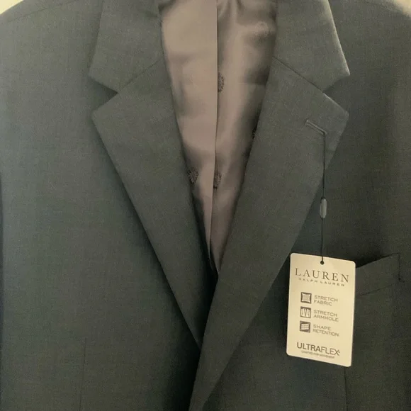 Lauren Ralph Lauren Classic Fit Charcoal Blazer